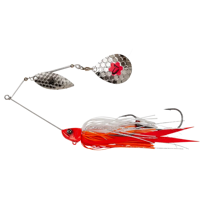 Savage Gear DA'BUSH SPINNERBAIT 14CM 21G SINKING Red Head Silver Reelfishing