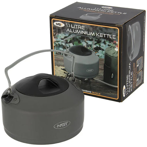 NGT 1.1L Aluminium Kettle Reelfishing