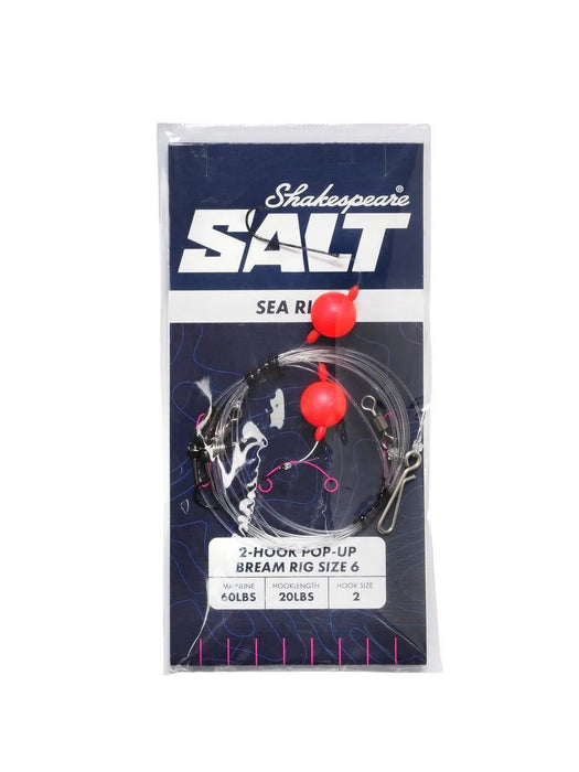 Shakespeare Salt 2 Hook Pop-up Bream Rig Size 2 Reelfishing