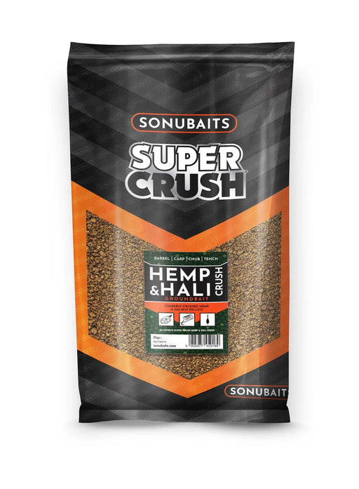 Sonubaits Supercrush Hemp & Hali crush Groundbait 2kg Reelfishing