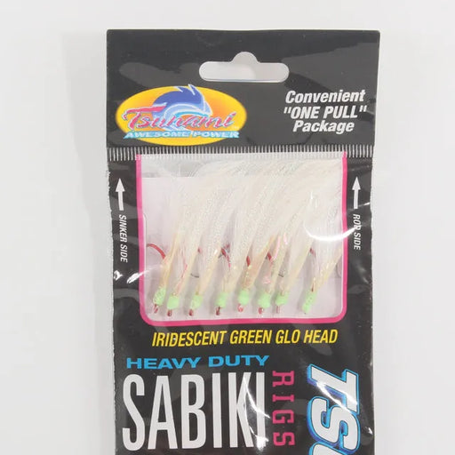 Tsunami Sabiki Rigs Green Glow Head size 14 Reelfishing