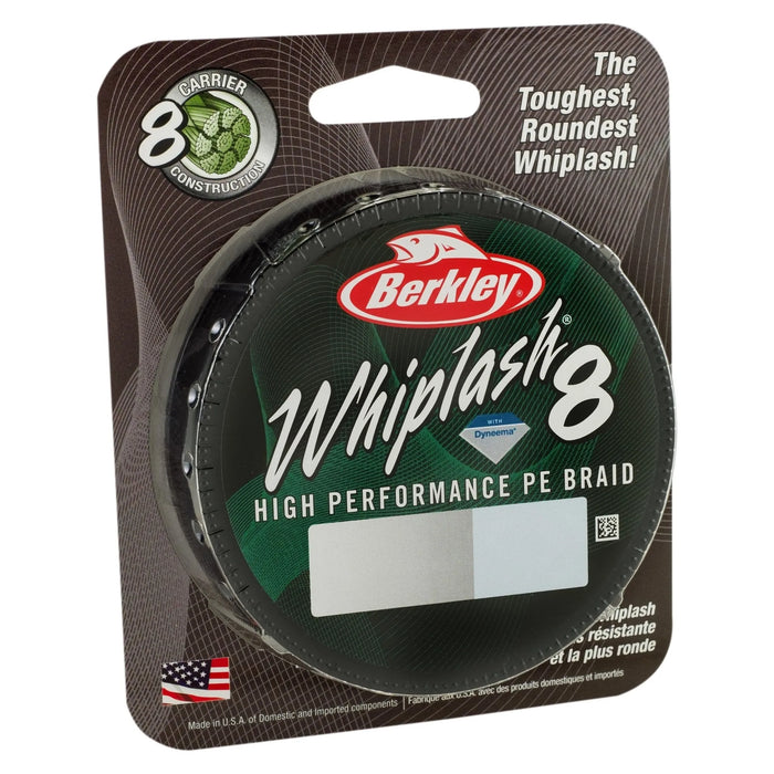 Berkley Whiplash 8 high performance PE braid 0.20mm 60.9lb 300m spool Yellow Reelfishing