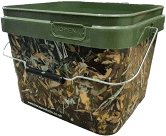 Square Bucket Camouflage 5 litre Reelfishing