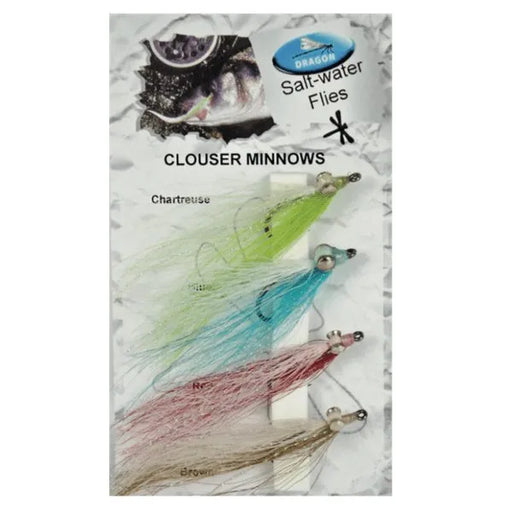 Dragon Salt Water Flies Clouser Minnows Reelfishing