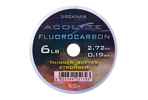 Drennan Acolyte Fluorocarbon 50m Reelfishing