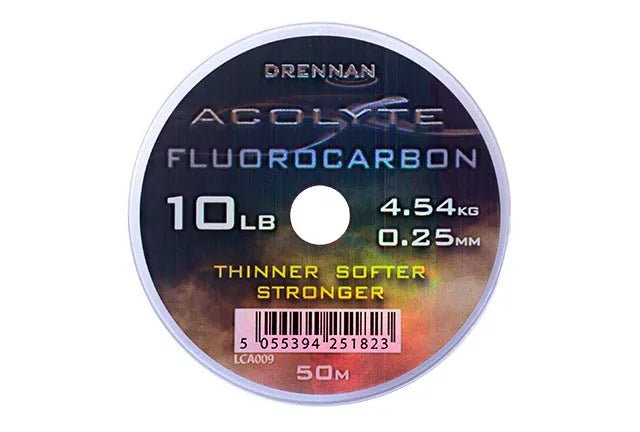 Drennan Acolyte Fluorocarbon 50m Reelfishing