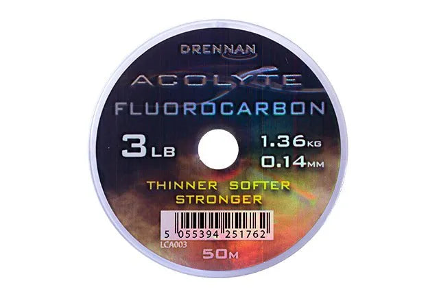 Drennan Acolyte Fluorocarbon 50m Reelfishing