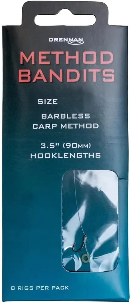 Drennan Method Bandits Carp Method Hooks to Nylon 3.5" Reelfishing