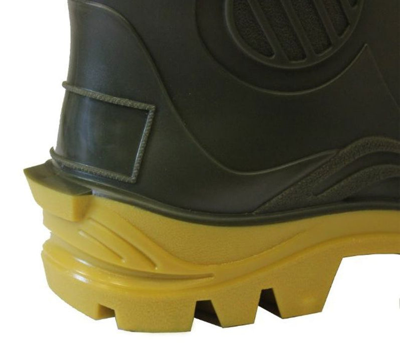 Vass E Boot Khaki Yellow Cleated