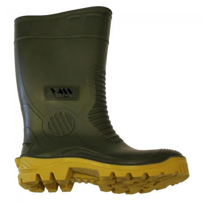 Vass E Boot Studded Khaki/Yellow Reelfishing