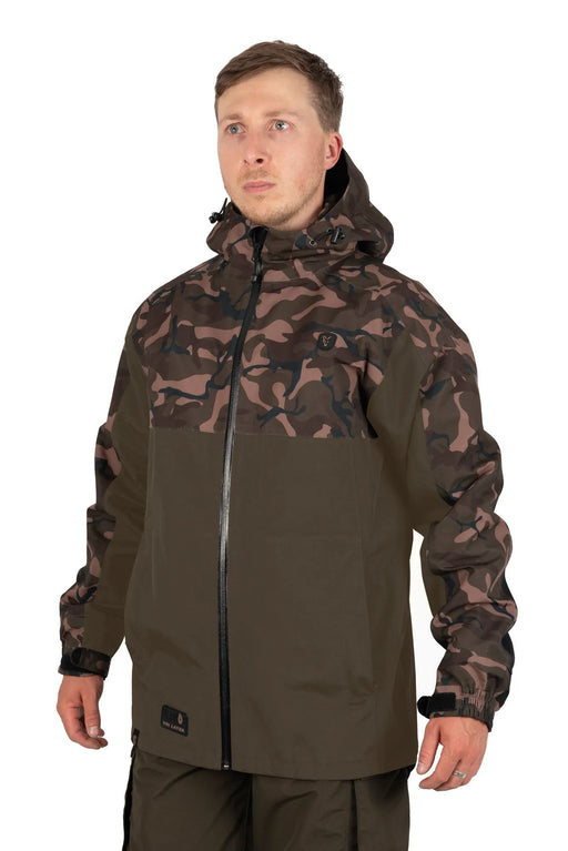 Fox Aquos Tri Layer Std Jacket Khaki Camo Reelfishing