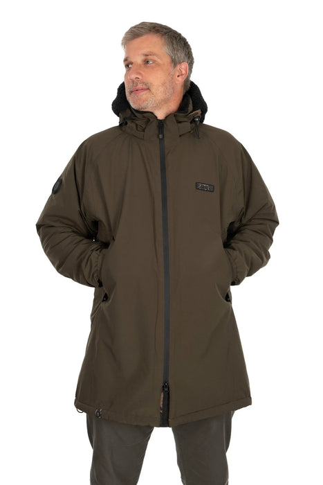 Fox Sherpa-Tec 3/4 Length Jacket Khaki Reelfishing