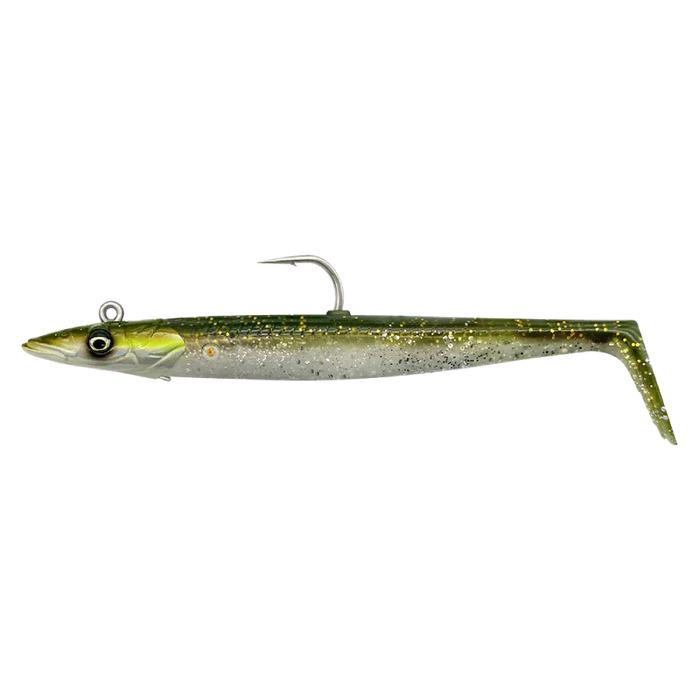 Savage Gear Sandeel V2 22g Green Silver Pk Reelfishing