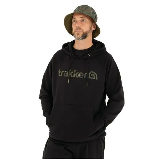 Trakker CR Black Camo Logo Hoody Reelfishing