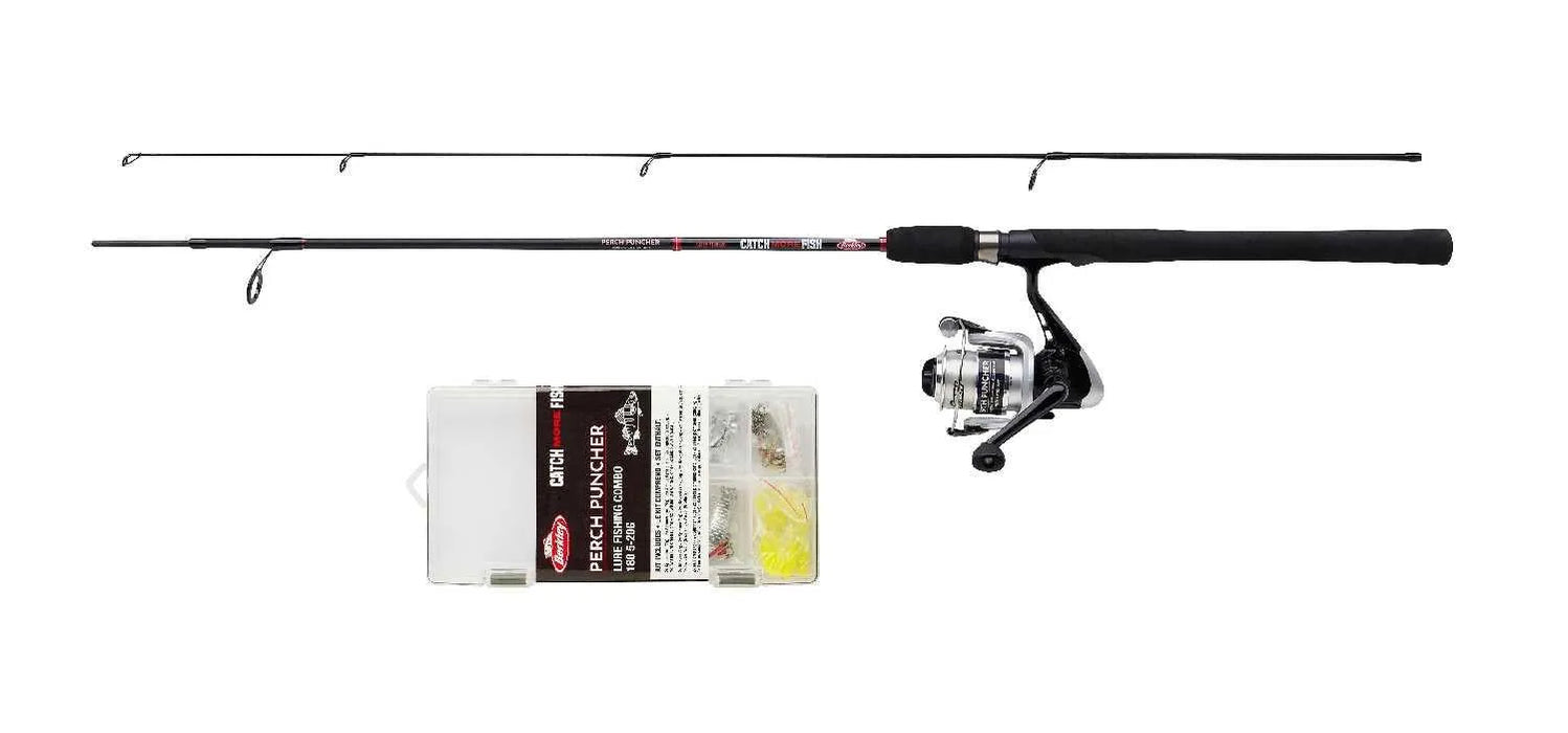 Berkley Perch Puncher lure fishing rod & reel combo