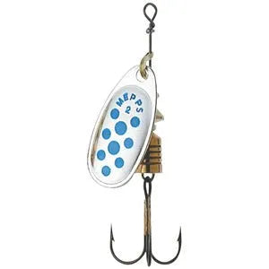 Mepps Silver Blade Blue Spot Reelfishing