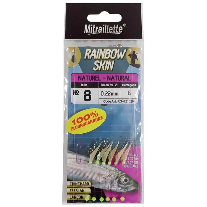 Mitraillette Rainbow Skin Natural No 8 Reelfishing