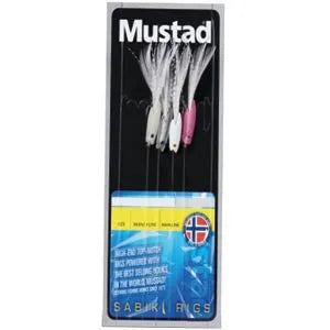 Mustad mini hokkai attractor rig  mainline 20lb Size 4 Reelfishing