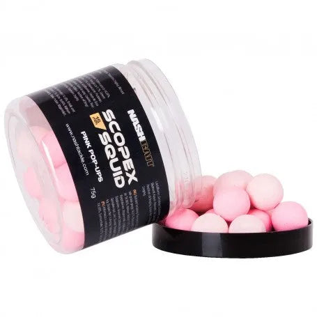 Nashbait Scopex Squid Pop ups Pink 18mm 75g Reelfishing