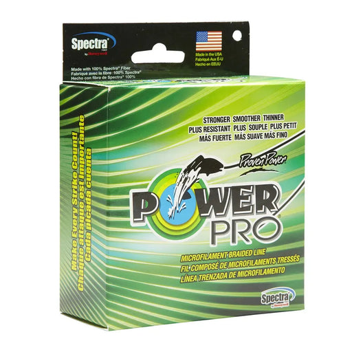 Powerpro Braided fishing line 275m spool Moss Green Reelfishing