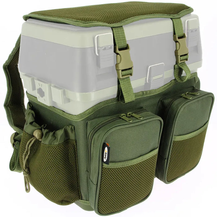 NGT Seat Box Canvas Harness Reelfishing