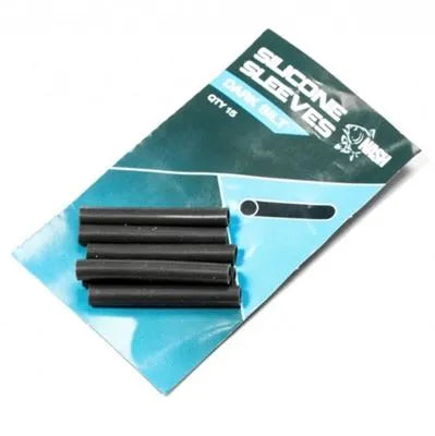 Nash silicone sleeves dark silt Reelfishing