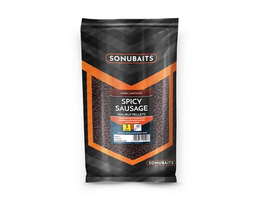 Sonubait Spicy Sausage Halibut Pellets 4mm 900g Reelfishing