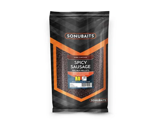 Sonubait Spicy Sausage Halibut Pellets 4mm 900g Reelfishing