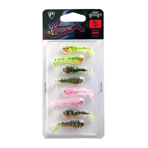 Rage UV Spiky fry 4cm mixed Reelfishing