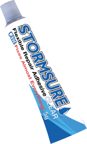 Stormsure flexible repair adhesive Reelfishing