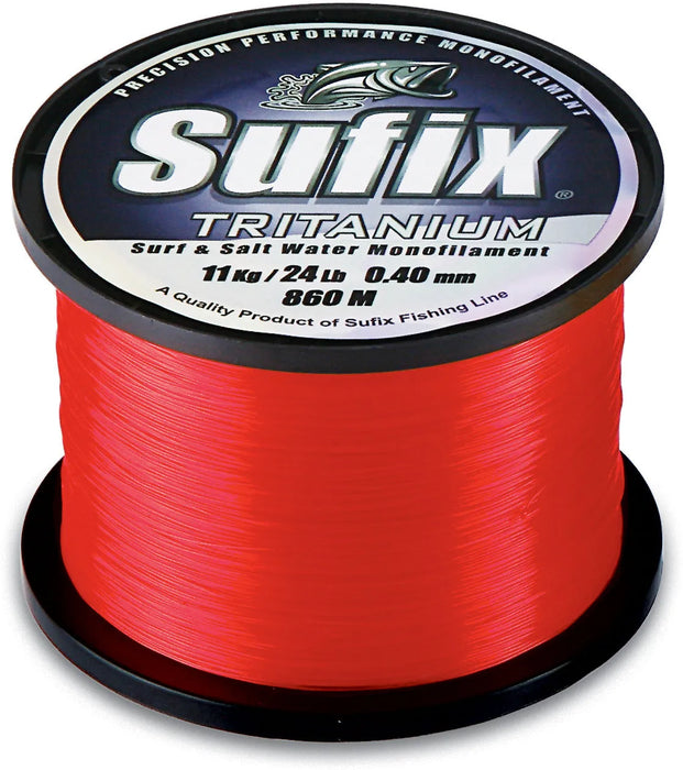 Sufix Tritanium 0.35mm 15lb Neon Orange Reelfishing