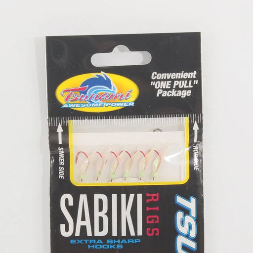 Tsunami Sabiki Hage Green Head Red Hook size 6 Reelfishing