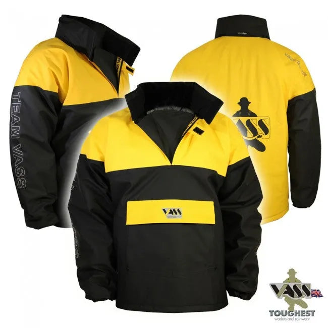 Vass 350 Series Winter Smock Black/Yellow Reelfishing