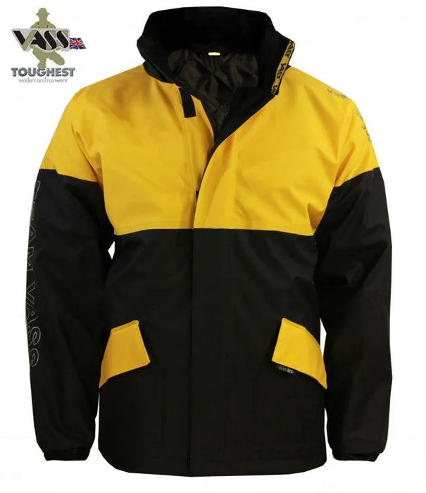 Vass 350 Series Winter Jacket Yellow Black Reelfishing