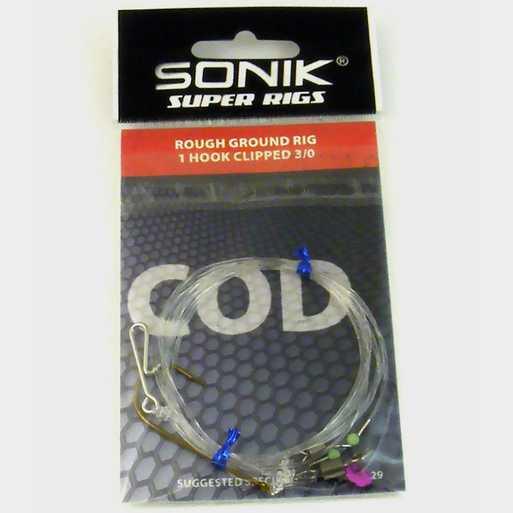 Sonik Rough Ground Rig 1 Hook Clipped 2/0 Reelfishing