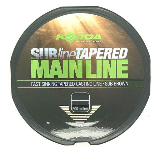 Korda Tapered Mainline 12lb to 40lb 0.33 - 0.50mm 300metres spool Reelfishing