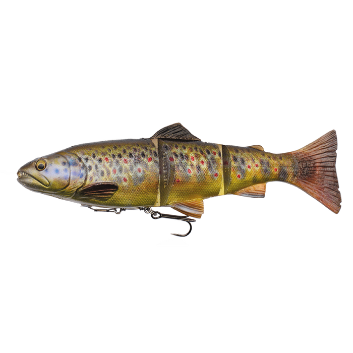 savage gear line thru trout 15cm 35grm Dark Brown Trout Reelfishing